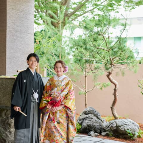 ◇氷川参道を優雅に人力車で【提携神社で挙式後の披露宴プラン】198万円