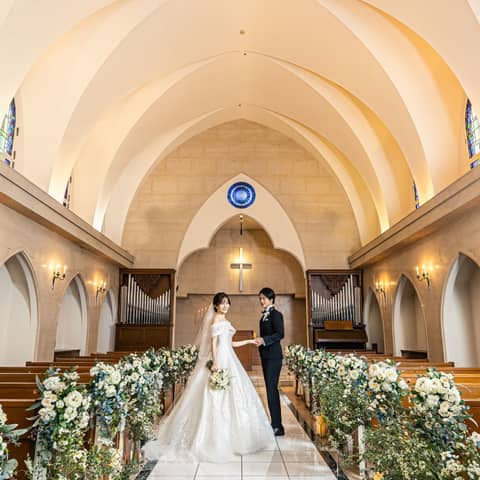 【10名教会式/33万円~】ご家族を中心にアットホームなお食事会