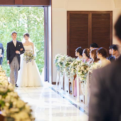 【10名教会式/33万円~】ご家族を中心にアットホームなお食事会