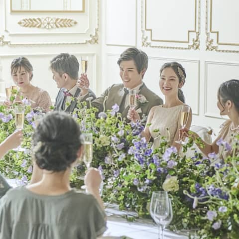 少人数婚【2026年3月まで挙式】大切な方々を美食でもてなす