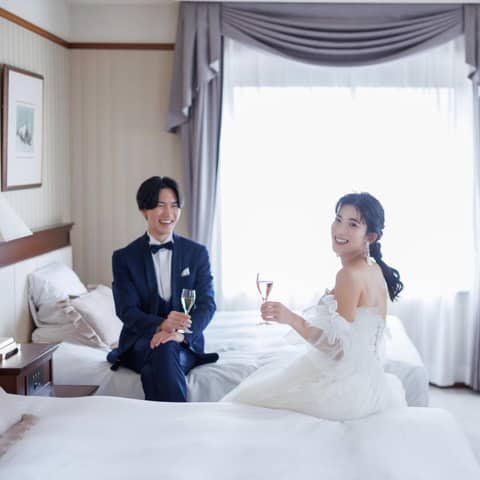 【1泊2日の贅沢W】フォトウエディング&スイートステイプラン