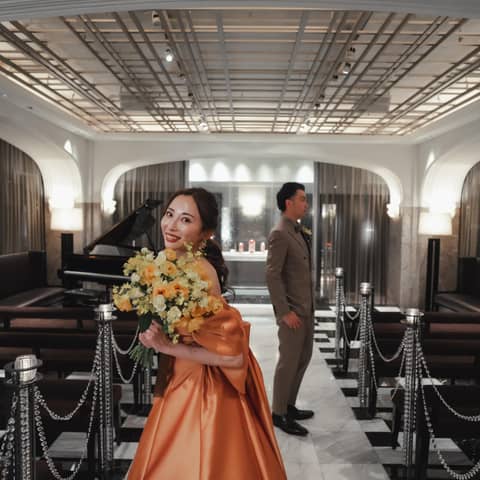 【フォト+挙式39.8万】人前式・新郎新婦衣装・100カットデータ等