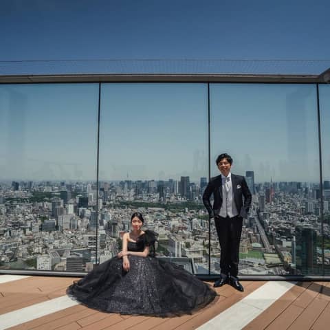 【SHIBUYA SKY 前撮りプラン】渋谷上空230mの景色