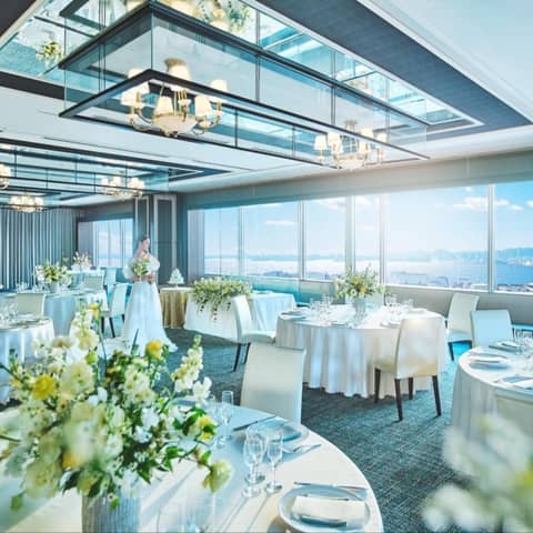 【公式】ホテルプラザ神戸 結婚式|空と海のガーデンウェディング