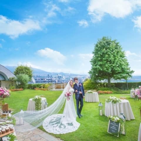 【公式】ホテルプラザ神戸 結婚式|空と海のガーデンウェディング