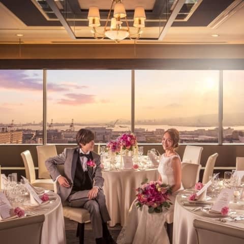【公式】ホテルプラザ神戸 結婚式|空と海のガーデンウェディング