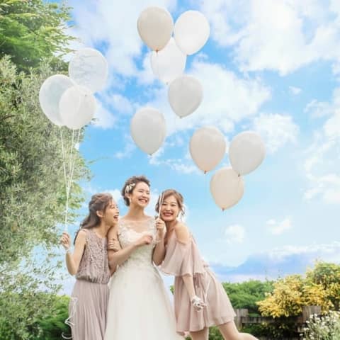 【公式】ホテルプラザ神戸 結婚式|空と海のガーデンウェディング