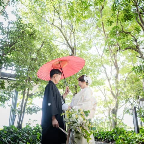 【神社婚・和装プラン】美食&最高のロケーションで叶うおしゃれ和婚