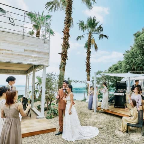 【1棟貸切グランピングプラン】新しい結婚式のスタイル◆宿泊付