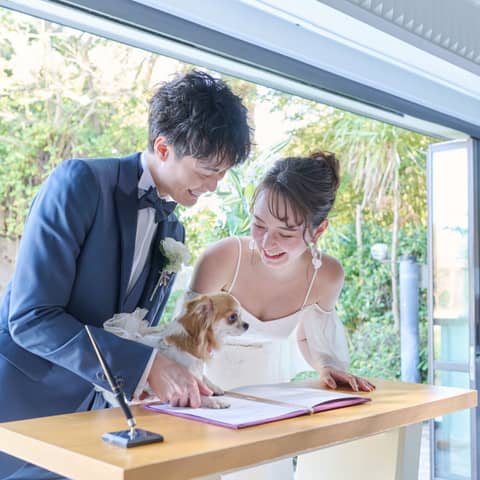 【ペット婚*挙式プラン◆30万円】わんlove Wedding