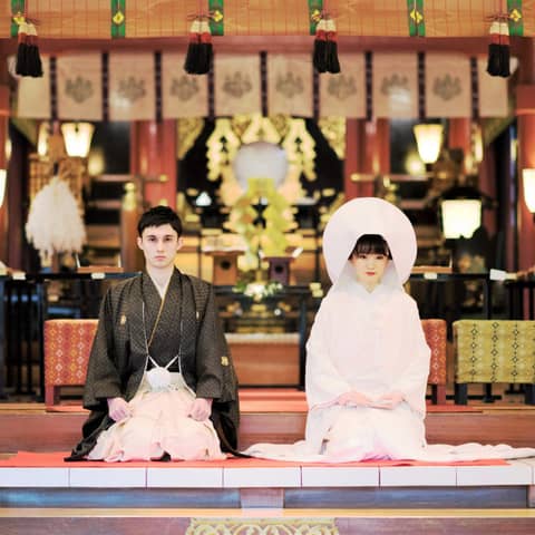 日本古来の伝統と美風を継承した神前結婚式