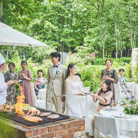 【コテージ&ガーデン】開放感満載のコテージと、満開のお花で華やかに♪