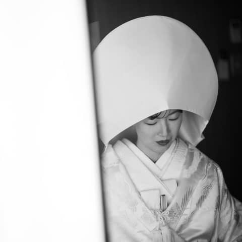 ”菊の間で神前式”と”桜の間で披露宴” ご家族だけ婚