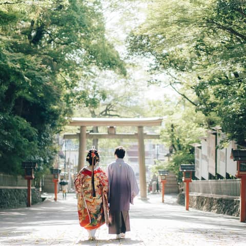 【神社式】清らかな空気の中で静かに心結ぶ「格式×伝統」 和婚プラン