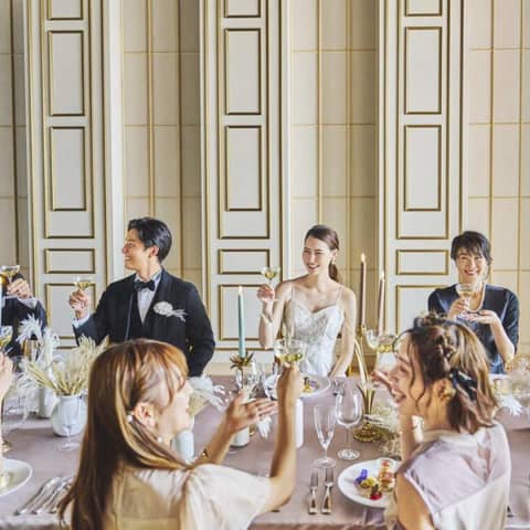 【フォトウエディング+お食事会】館内で素敵なフォトを残せる☆