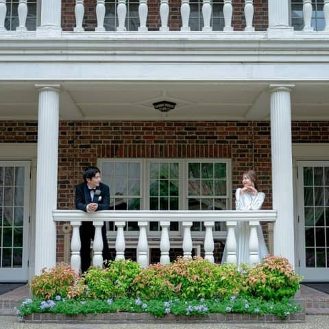 【フォトウエディングプラン】ヨーロピアンな世界観で記念撮影