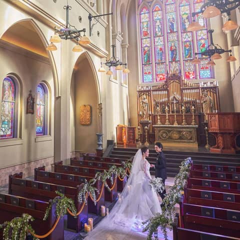 ノートルダム宇部 | あこがれの大聖堂で、永遠の愛を誓う