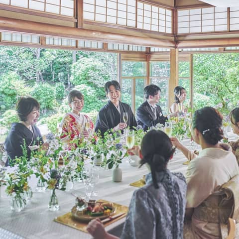 【6名45万】緑溢れる庭園での少人数限定プラン≪70万円相当優待≫