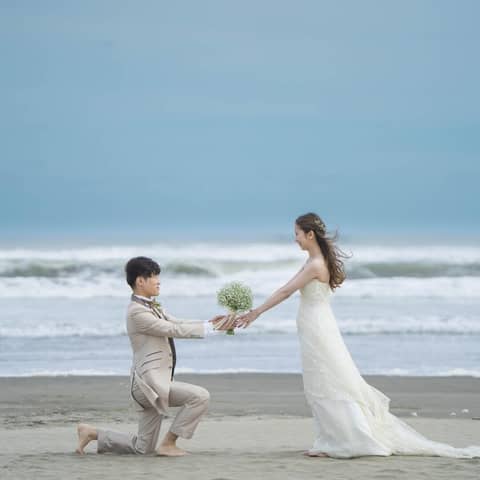 フォトウエディング 九十九里海岸撮影