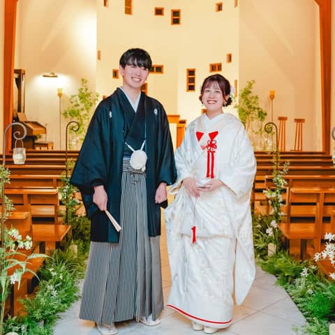 フォトウエディング 和装(白無垢or色打掛or引振袖&紋付)