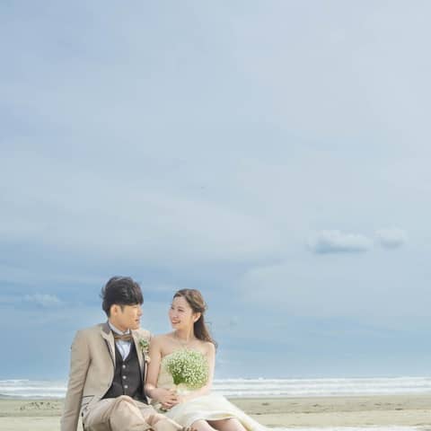 フォトウエディング 九十九里海岸撮影