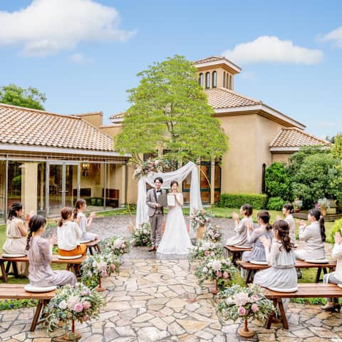 【夏季限定】貸切ガーデンで叶う!グランピング挙式&バーベキュープラン