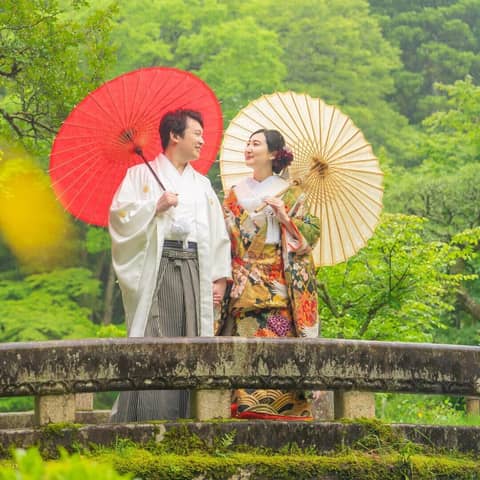 フォトウェディング 成田山公園