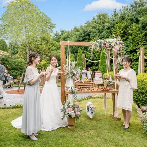 【少人数Wedding*2026年7月迄】挙式・司会・料理・衣装他込