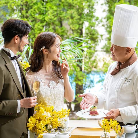 【通年】パーティ&前撮りプラン<新郎1点・新婦2点付き>|負担33万円