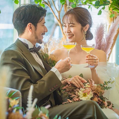 【通年】パーティ&前撮りプラン<新郎1点・新婦2点付き>|負担33万円