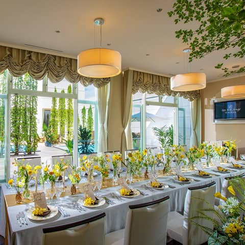 【通年】挙式パーティ&前撮り<新郎2点・新婦3点衣裳付き>負担57万円