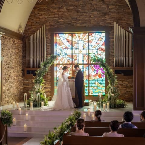 【通年】挙式&パーティ<新郎2点・新婦2点付き>|負担55万円