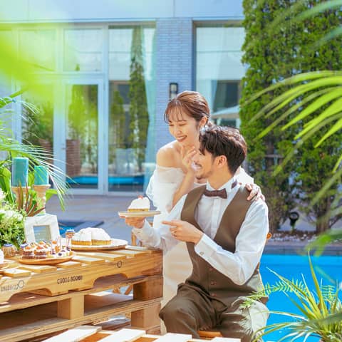 \期間延長♪/【衝撃価格】フォトW<新郎1点・新婦1点>44,000円