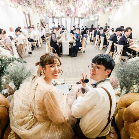 【2部制ウェディング】家族婚+1.5次会 60名 ¥2,366,610