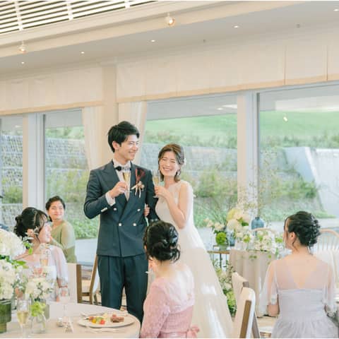 <少人数ウエディング>大切なゲストと過ごす挙式&お食事会