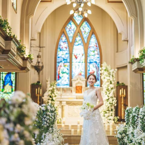 福山市のチャペル結婚式場 【南蔵王・聖ペトロ教会】