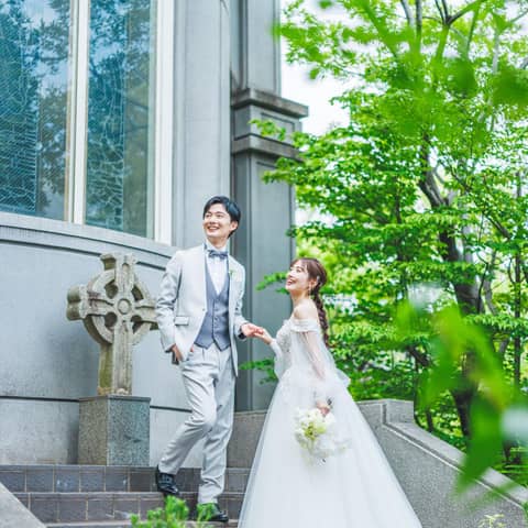 福山市のチャペル結婚式場 【南蔵王・聖ペトロ教会】