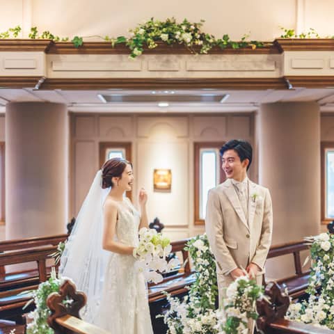 福山市のチャペル結婚式場 【南蔵王・聖ペトロ教会】
