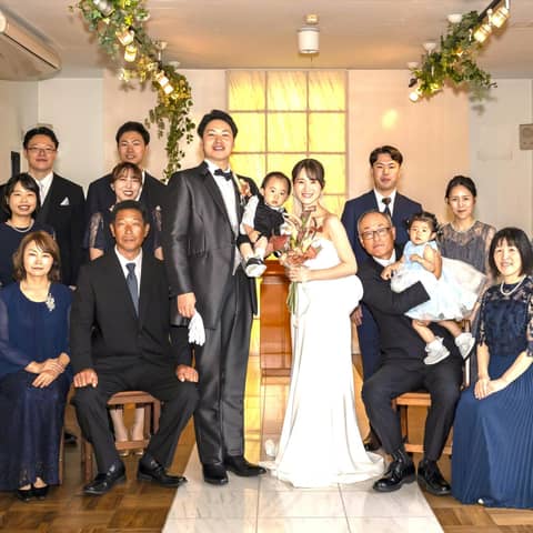 【20名69万~】コストパフォーマンスに優れた『家族婚』向けプラン