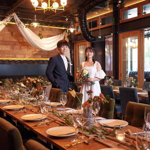 30名60万【教会での挙式後のご会食プラン】衣装&アテンド付き!