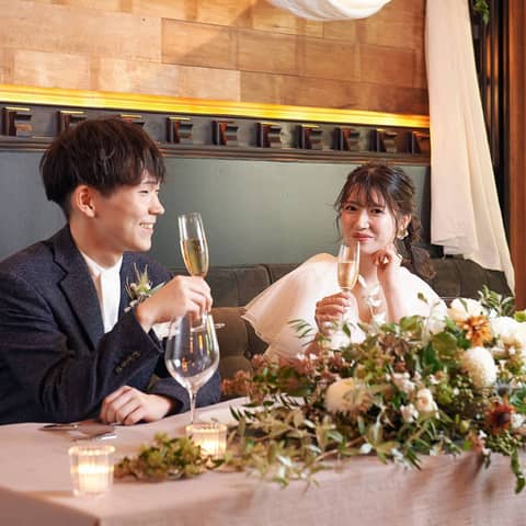 30名60万【教会での挙式後のご会食プラン】衣装&アテンド付き!