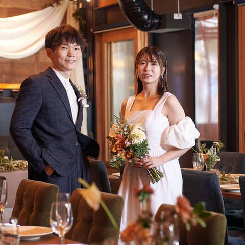 30名60万【教会での挙式後のご会食プラン】衣装&アテンド付き!