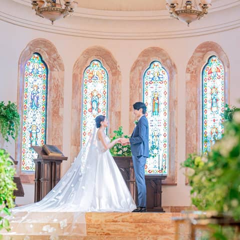 【26年8月まで*少人数婚プラン】大聖堂でアットホームな貸切挙式*