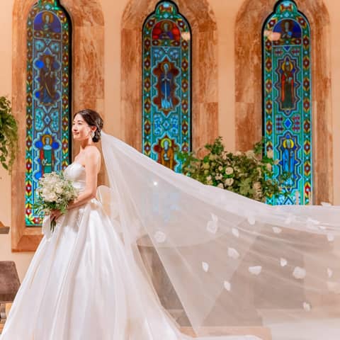 憧れの大聖堂でフォトウェディング&会食