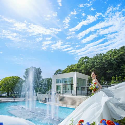 <春プラン>50名133.9万円◆緑と光の貸切邸宅で叶う一日