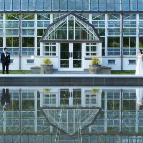 動物と一緒や植物園内で撮影ができるオリジナルフォトWプラン