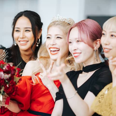 友人中心の家族挙式後に!1.5次会パーティー<コース料理>