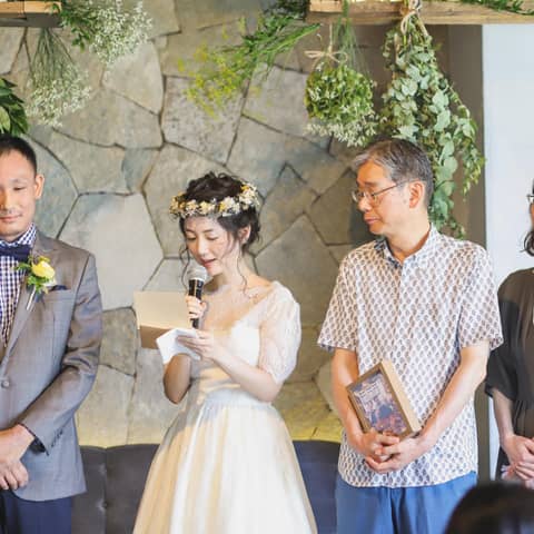 20名55万【人前式&少人数】ご親族様中心で料理をこだわりたいお二人へ