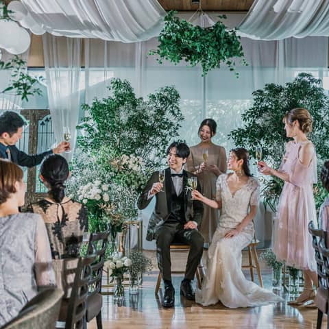 【40名79万円◆1.5次会(会費婚)】上質コース料理×貸切※HP限定