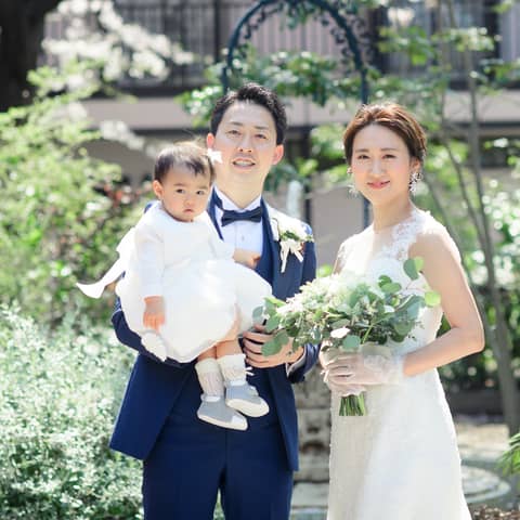 【オールシーズン適用】お子さまと一緒のパパママウエディング